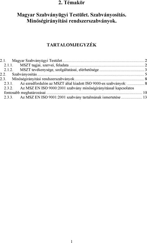 Magyar Szabványügyi Testület > Szabványosítás > Közlemények .